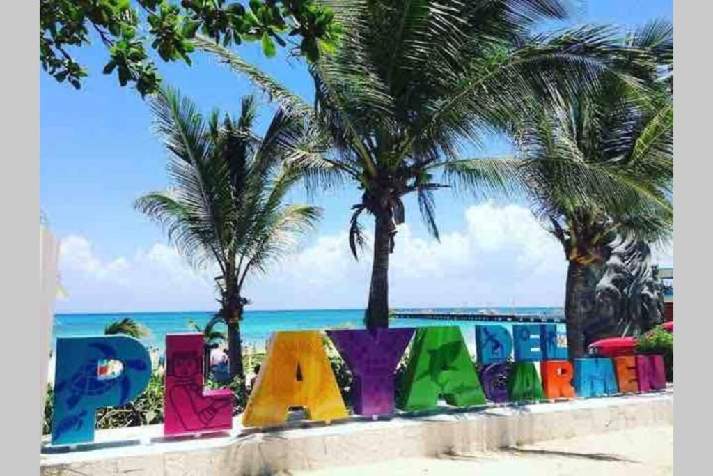 Vive Tus Vacaciones, Depa Nuevo Playa Del Carmen Apartment Bagian luar foto