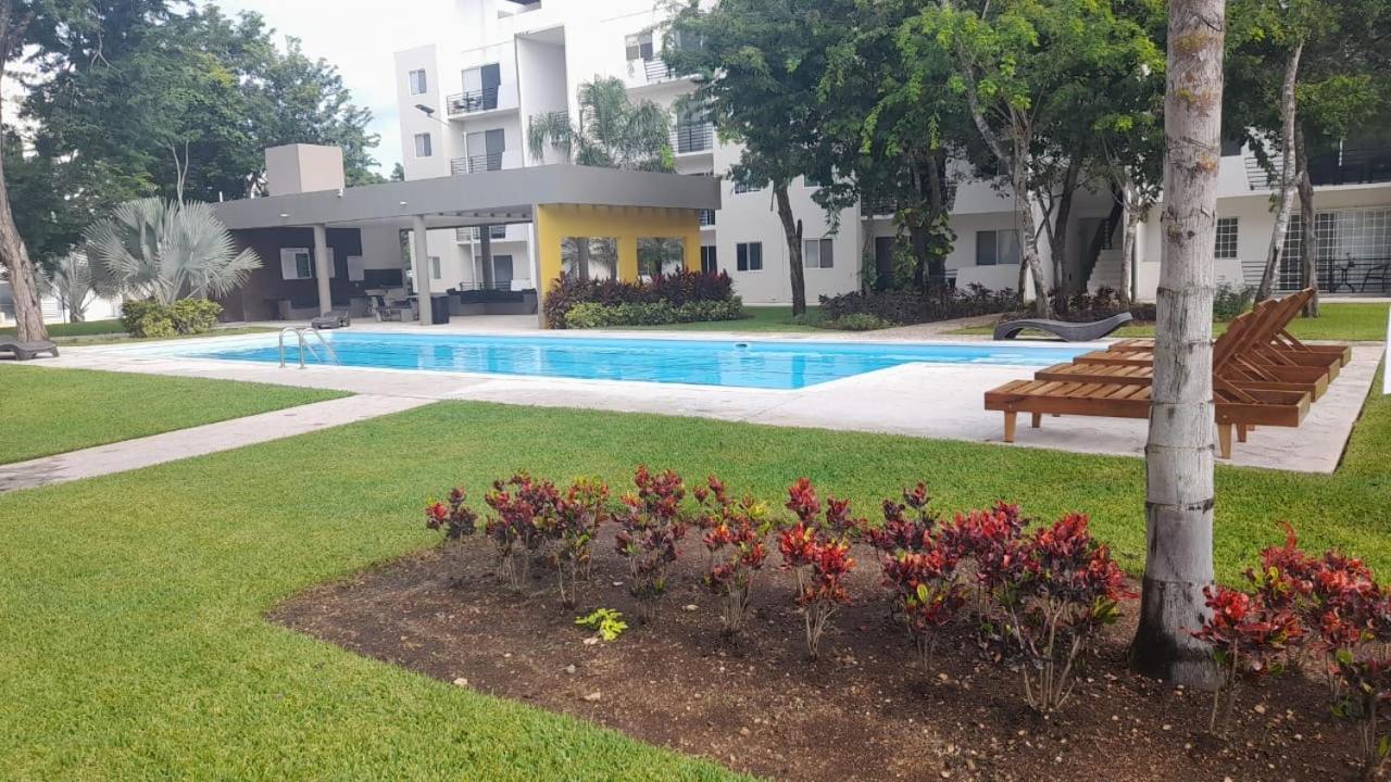 Vive Tus Vacaciones, Depa Nuevo Playa Del Carmen Apartment Bagian luar foto